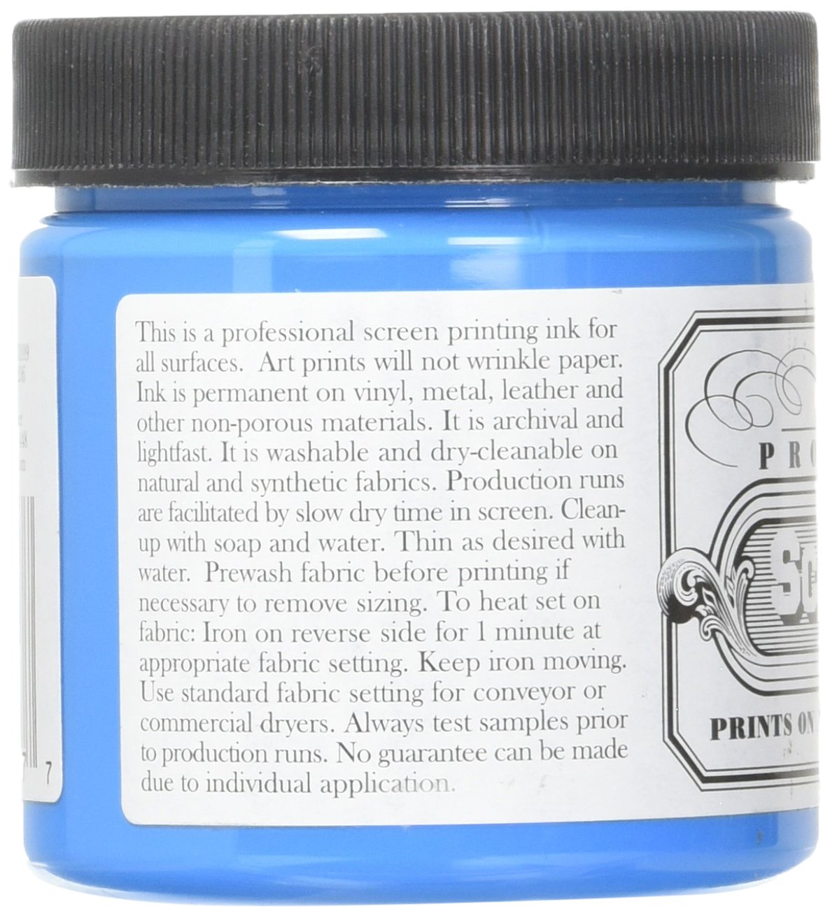 Jacquard Professional Screen Print Ink, Water-Soluable, 4oz Jar, Sky Blue (109)