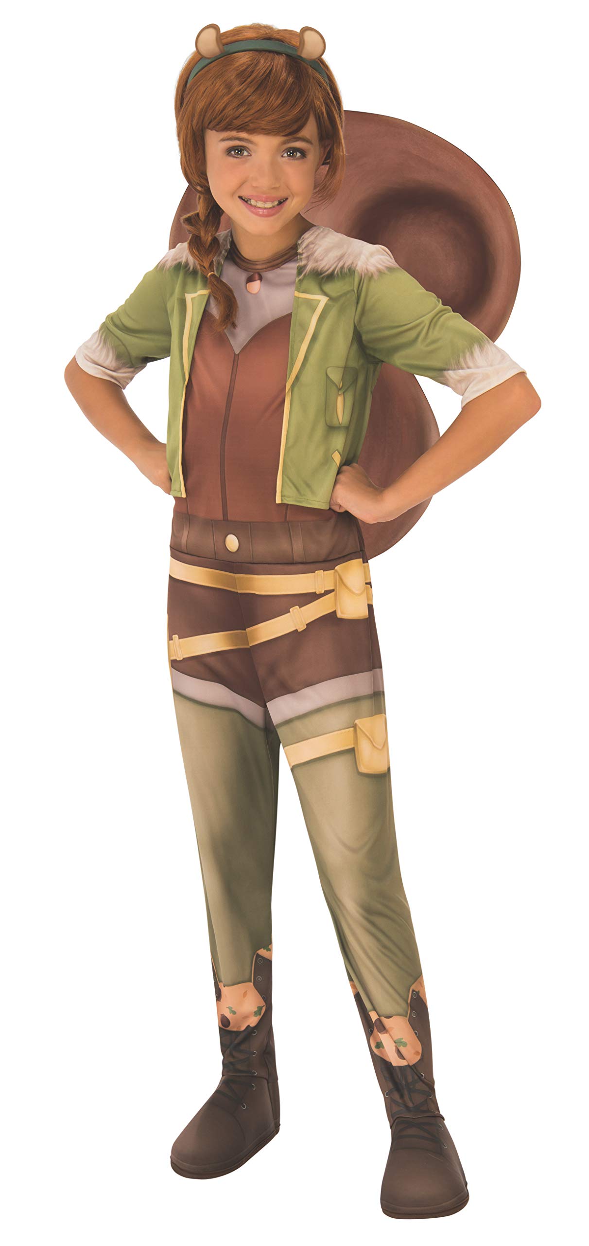 Rubie's 641313_L Marvel Rising: Secret Warriors Squirrel Girl Costume, Shown