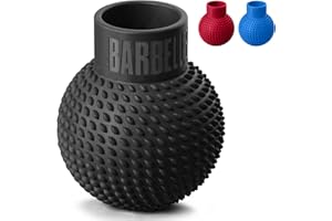 SPORTBIT Landmine Attachment for Barbell – Natural Rubber T-Bar Row & Press Landmine Base – Fits 2” Olympic Bars, 360° Rotation for Strength, Squats & Deadlifts