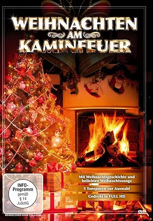 Weihnachten am Kaminfeuer