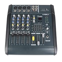 TC-Home Power Mixer Professional 4 Channel with USB