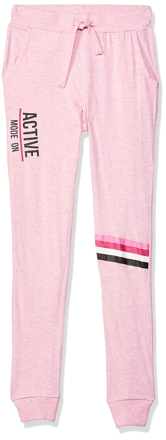 Buy Pantaloons Junior Girl's Trousers (110058407_Pink Melange_1314 Yrs