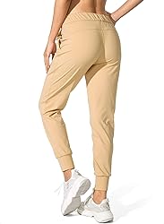 SANTINY Women's Joggers Pants Pockets Drawstring