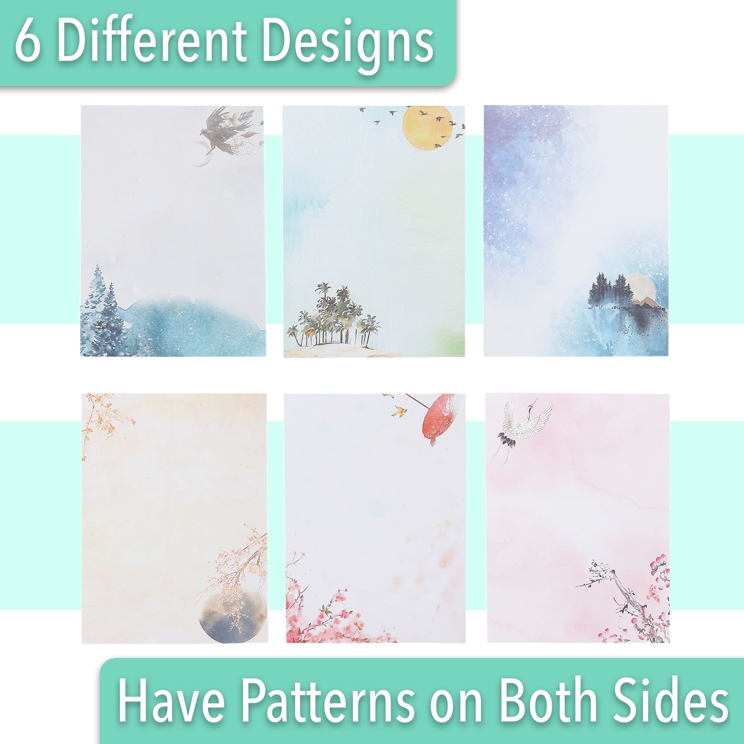 Mr. Pen Stationery Writing Paper with Envelopes for Writing Letter, 30 Letter Writing Paper+18, Cute Stationary Set