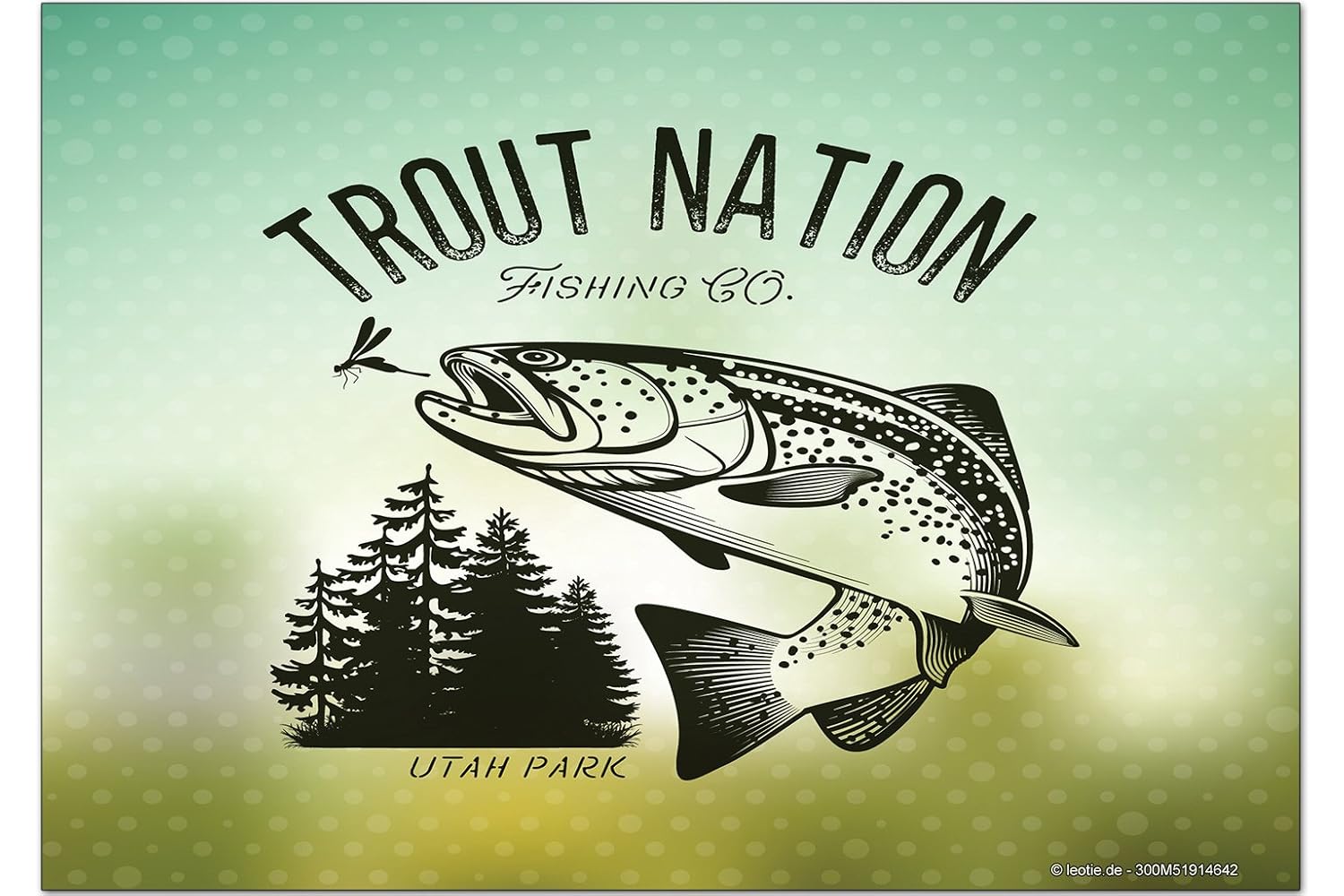 Iman Nevera Casa Pesquero Trucha Pesca Deportiva Alta Mar: Amazon ...