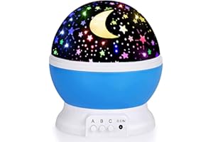 HONGID Night Lights for Kids,Star Night Light Projector for Kids Room,Glow in The Dark Stars,Christmas Xmax Birthday Gifts for Kids,Light Lamp Sensory Aesthetic Room Decor