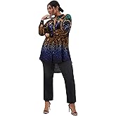 City Chic Women's Shirt-Savannah Decadence