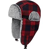 Sarfel Toddler Winter Hat Warm Fur Fleece Baby Boy Winter Hat Kids Trapper Hat Toddler Snow Hat Girls Winter Hat with Earflap