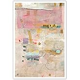 Abstract Modern Watercolor Painting Wall Art,Arts Colorful Abstract Painting,Minimalist Abstract Art,Trendy Vibrant Pastel Posters for Home Living Room Bedroom Wall Decor 16x24 inch Unframed