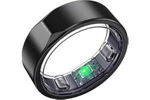 SEEKZERO Smart Ring-Size First Before You Buy, No APP Subscription,7-10 Days of Use,Sleep & Activity Real-Time Monitor, Stress/Heart Rate/SPO₂ Tracker, Compatible with iOS and Android (Black, 9)