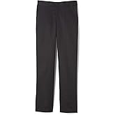 French Toast Boys' Relaxed Fit Twill Pant with Adjustable Waist in Standard Slim and Husky
