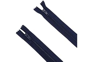 Seeking ROAM Standard Zippers, Nylon Coil, 2 Pieces (Navy, 8" Inch)