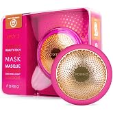 FOREO UFO 2 LED Face Mask - Full Spectrum, Warming &amp; Cooling - Fuchsia | LED face mask, red light mask, full spectrum LED, warming, cooling, face massager, UFO activated masks, all skin types