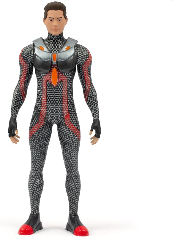 - Scion Del Clan Del Fuoco Zane, Action Figure 27 Cm Articolato, Personaggio Gormiti Con Casco Ed Armatura Effetto Silver Removibili, Per Bambini A Partire Dai 3 Anni