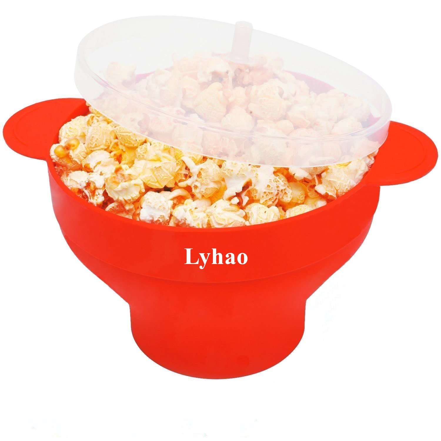 Sana microondas palomitas de maiz poppers eléctrica plegable cuenco de silicona para