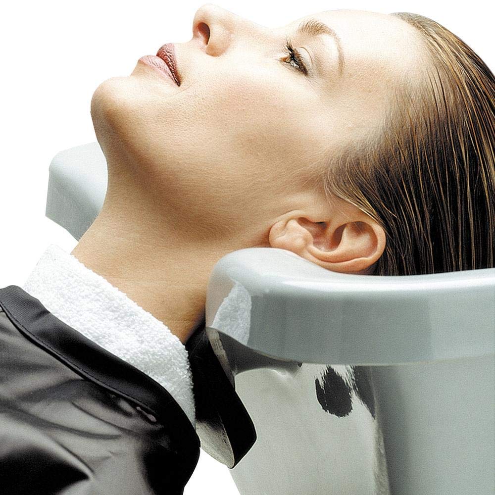 Betty Dain Neck-Eez Shampoo Bowl Neck Rest, Durable Sealed Foam Rubber, Provides Premium Comfort at Shampoo Bowl, Easy to Clean and Sanitize, Waterproof, Black : Adaptive Shampoo Basins And Trays : Beauty