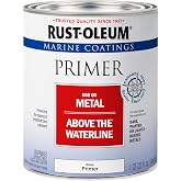 Rust-Oleum Marine Metal Primer | Corrosion Resistant Base Coat, Marine Metal Surfaces, Improves Topcoat Adhesion, Rust Protection, Quart