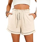 Dokotoo Womens Casual Shorts High Waisted 2025 Fashion Beach Cruise Shorts Cute Comfy Summer Shorts with 2 Pockets S-XL