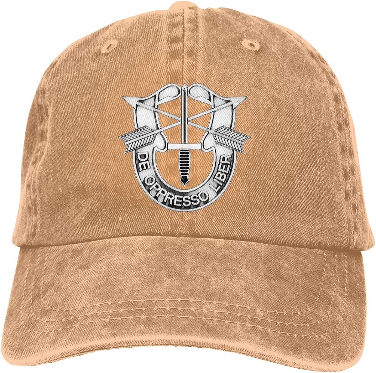 Jzshqakqkns Army Special Forces Hat Adjustable Unisex Denim