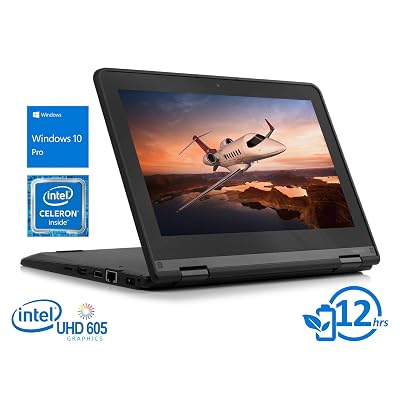 Lenovo ThinkPad Yoga 11e 20LNX50200 2-in-1 Laptop, 11.6&amp;amp;quot; HD Touch Display, Intel Celeron N4100 Upto 2.4GHz, 4GB RAM, 128GB SSD, HDMI,