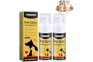 Fredytar Pet Skin Treatment Spray for Dogs & Cats, Nature Soothing Spray for Clean and Soft Skin, Pet Skin Care Spray, Reduces Itchy Scratching(2PCS)