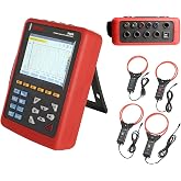 EITAI5000-300F 3-Phase Power Quality Analyzer, Manufacturer Direct Sales, Multi-Functional Power Quality Logger, with EITAI300F Ф300mm/11.8" 10A-6000A Flexible Coil Current Clamp Sensor 4pcs