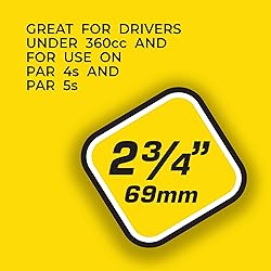 PrideSports PTS Wood Golf Tees | 175 Count, 2-3/4