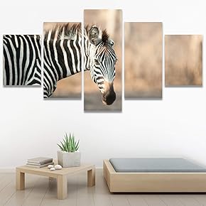 SIGNWIN 5 Panel Canvas Wall Art Modern Art...