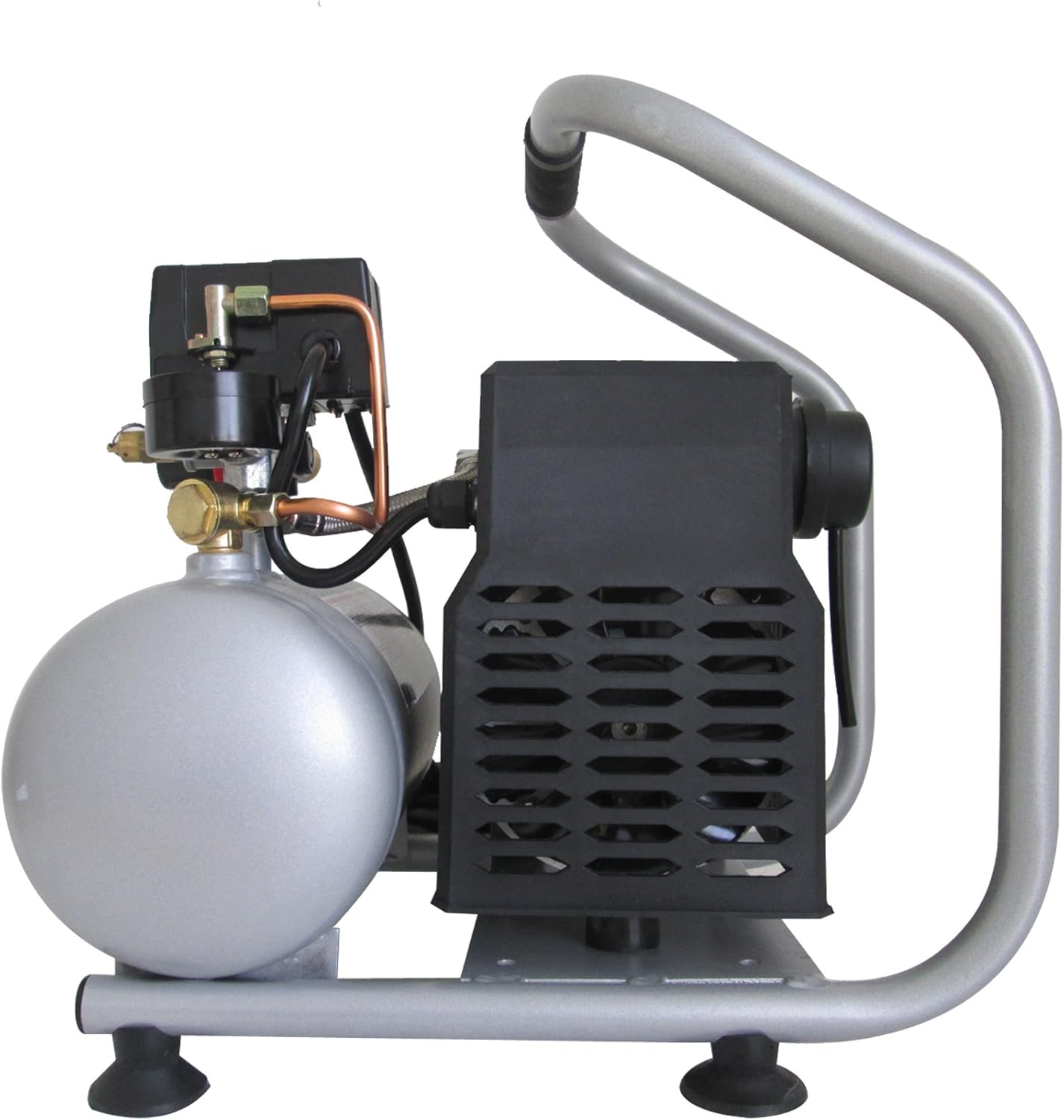 California Air Tools CAT-1P1060S Light & Quiet Portable Air Compressor, Silver: Home Improvement