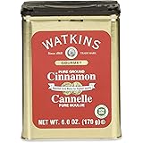 Watkins Gourmet Spice Tin, Pure Ground Cinnamon, 6 oz. Tin, 1-Count