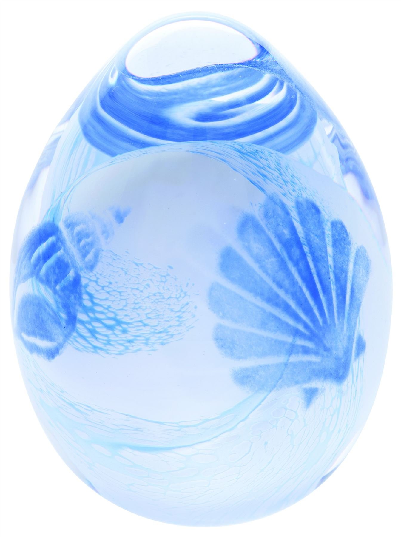 Caithness Glass Beachcomber-Dome Blue, Multi-Colour, 7.5x7.5x9.5 cm