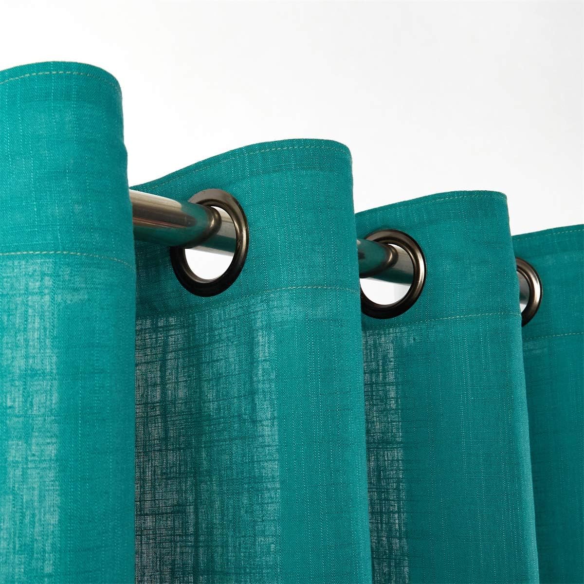 x1 beige dormitorio cortina de voile