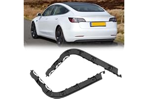 Jaronx Compatible with 2017-2024 Tesla Model 3 Rear Bumper Bracket 1083988-00-I 1083989-00-I, Left & Right Rear Fender Bumper