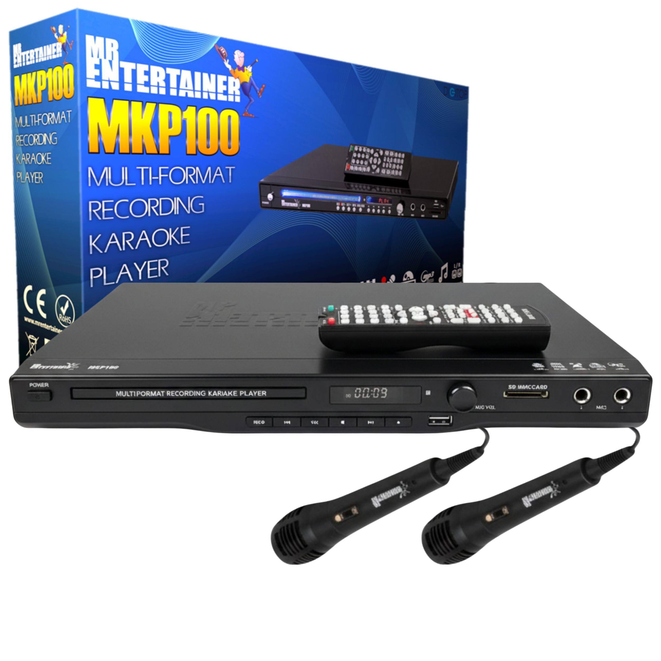 Mr Entertainer MKP100 CDG DVD MP3G Karaoke Machine Player. HDMI/Record/Rip/USB