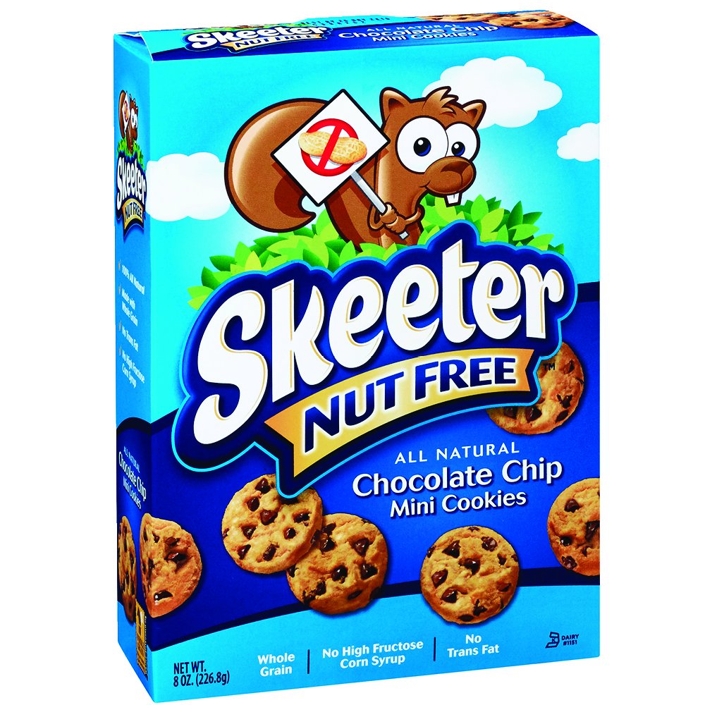 Skeeter Nut Free Mini Cookies, Chocolate Chip
