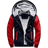 MANLUODANNI Men's Casual Hooed Hoodies Thick Wool Warm Winter Jacket Coats
