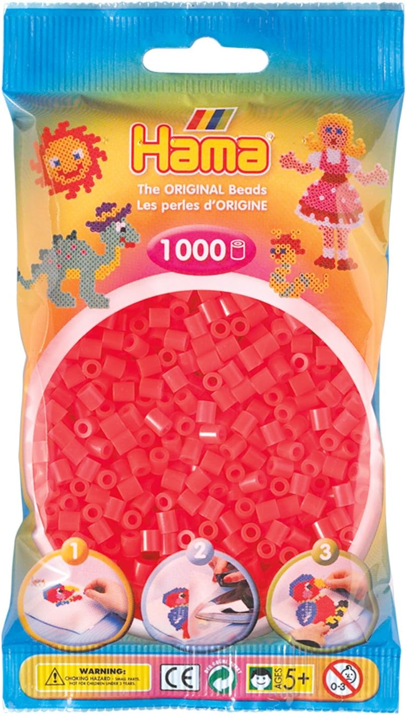 Hama Beads Bag | Approx. 1000 Midi Fuse Beads | Mosaic Decoration Arts & Craft for Creative Children Ages 5+ |