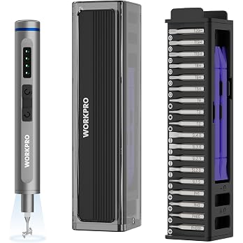 WORKPRO mini electric precision screwdriver · 42-in-1
