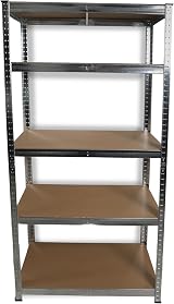 DIVCHI 5 Tier Heavy Duty Aluminum Storage Rack Garage Shelving 875kg 40x80x180cm view 7