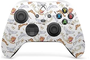 Head Case Designs Officially Licensed Harry Potter Hedwig Owl Pattern Graphics Vinyl Sticker Gaming Skin Decal Cover Compatible With Xbox Series X/S Controller