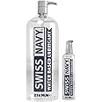 SWISS NAVY Premium Water Based Lubricant (32oz) PLUS FREE 2oz Bottle by SWISS NAVY