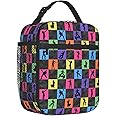 Xyiafc Gaming-Themed Insulated Lunch Bag - Waterproof, Leakproof, and Durable - Reusable Lunchbox for Kids, Men, and Women Grey