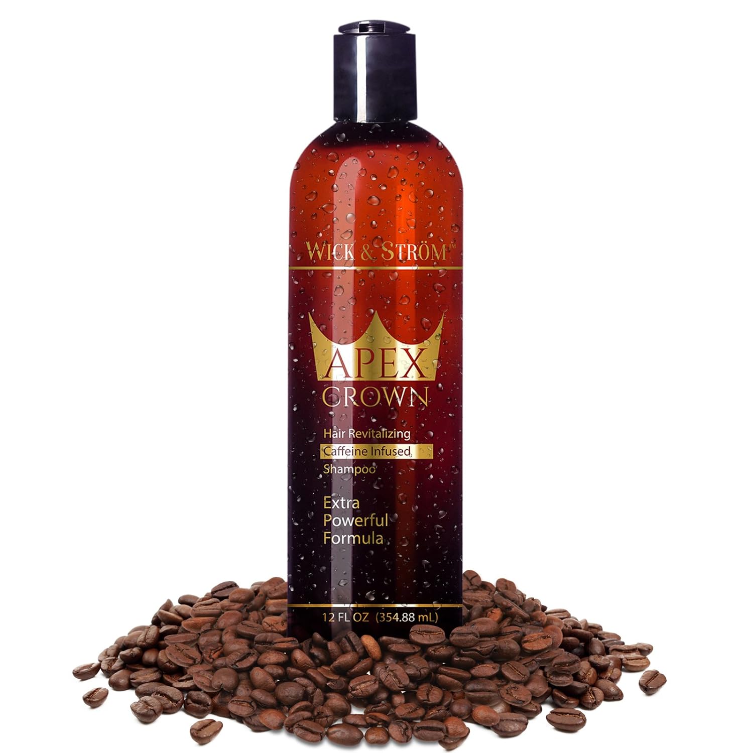 Anti Hair Loss Shampoo - Wick & Strom (Caffeine, Biotin, Saw Palmetto, Aloe Leaf, Keto.+ No Minoxidil Formula) Stimulates Hair Growth For Men and Women/12oz.: Beauty