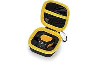 CAINDA Case Compatible with DEWALT Wearable Bluetooth Speaker, Clip-On Wireless Jobsite Pro Water-Resistant Portable Speaker Storage Holder Bag (Case Only)