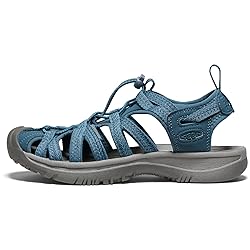 KEEN Womens Whisper Closed Toe Sport Sandals, Smoke