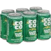 Coco Rico Coconut Soda (Pack of 6),12 Fl Oz / 355 ml Can