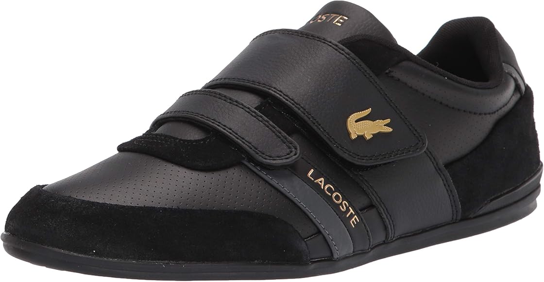 lacoste velcro trainers womens