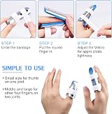 Sopito Finger Splints 3PCS Metal Aluminum Breathable Adjustable Blue view 3