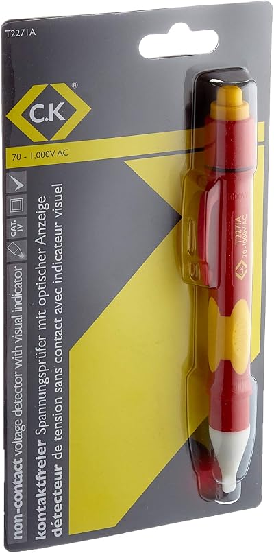 C.K T2271A Non-Contact Voltage Detector with Visual Indicator Red