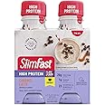 SlimFast Advanced Energy Caramel Latte Shake – Ready to Drink Meal Replacement – 20g of Protein, 11 fl. oz. Bottle, 4 Count (Packaging May Vary)